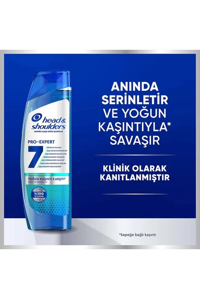 Head&Shoulders Head & Shoulders Pro-expert 7 Nane Ve Mentol Ile Yoğun Kaşıntı Karşıtı Şampuan 300 ml - 6