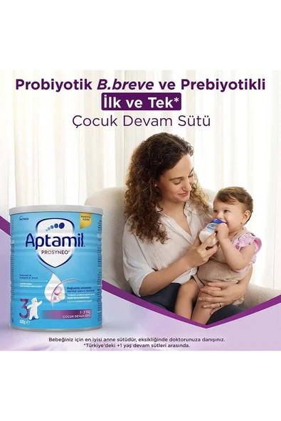 Aptamil Prosyneo 3 Prebiyotikli Probiyotikli Devam Sütü 400 Gr - 5