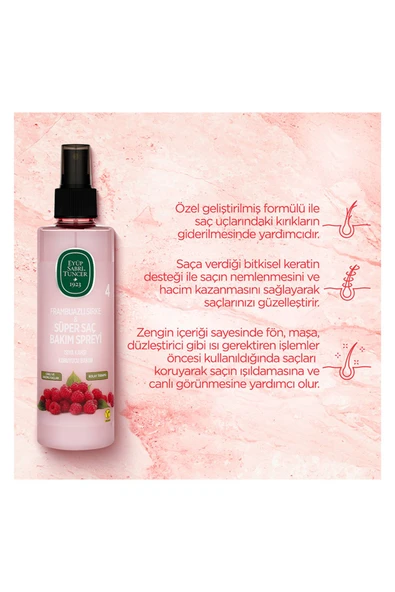 Eyüp Sabri Tuncer Frambuazlı Sirke Ve Süper Saç Bakım Spreyi 210 ml - 3