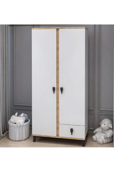 Afilli Rose Bebek Odası Takımı Meşe Beyaz - 3