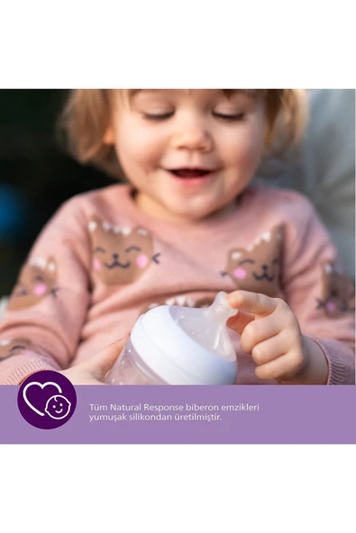 Philips Avent Doğal Tepkili Natural Response 2'li Biberon Emziği No:2 0 Ay - 6