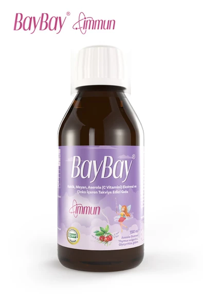 Baybay Immun Kekik, Meyan, Aserola (C Vitamini) Ekstresi ve Çinko İçeren Takviye Edici Gıda - 5