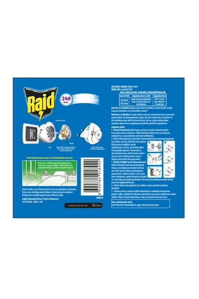 Raid Gece & Gündüz Sinekkovar 1 Yedek 240 Saat Etki (sivrisinek Ve Karasineklere Karşı) - 3