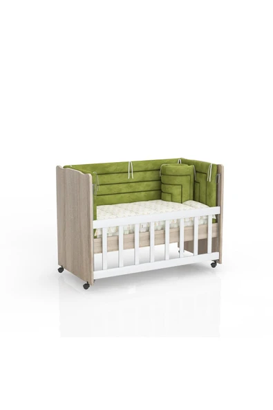 Afilli Ps 302 Saray Cekmecesiz Anne Yanı Frenli Tekerli Beşik - 2