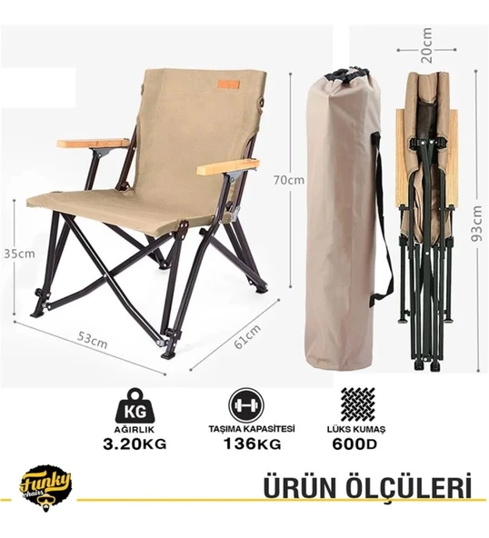 Freedom Katlanabilir Alüminyum Kamp Sandalyesi - Resim 4