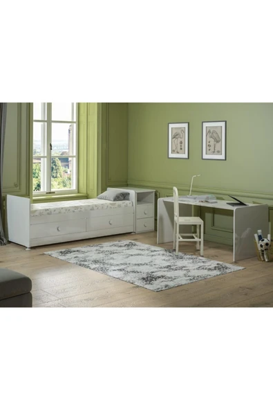 Afilli Sw 704a Swing Lüks Bebek Odası Takımı Beyaz - 6