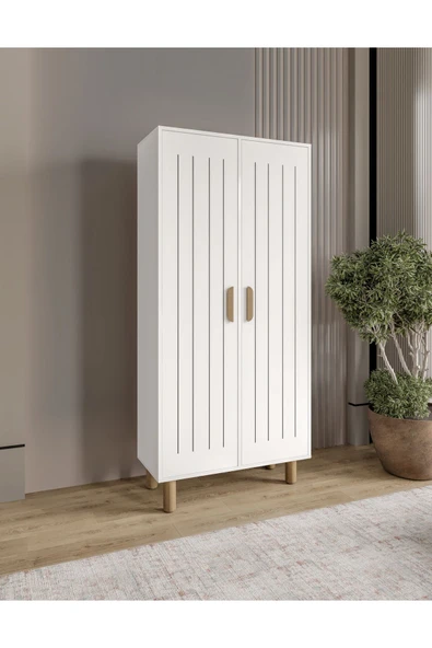 Afilli Aslan Kapaklı Portmanto Vestiyer Tamamı Mdf