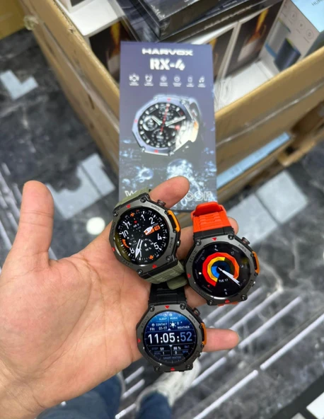 Watch RX4 Su Geçirmez Darbeye Dayanıklı IOS Android Uyumlu Akıllı Saat - Resim 4