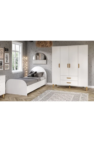 Afilli Güneş Bohem Cocuk Odası Takımı Tamamı MDF - Resim 4