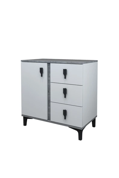 Afilli Rose Bebek Odası Takımı Berlin Beyaz - 7