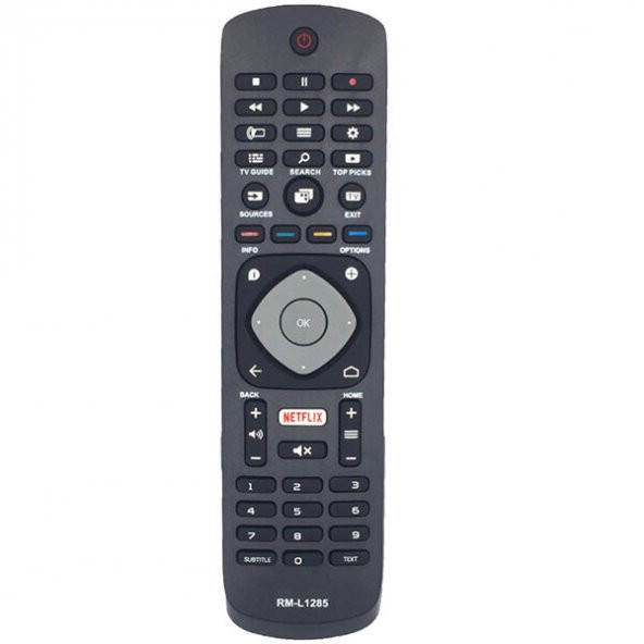 Philips  49PUS6551/12 Uyumlu Klavyesiz Yedek Televizyon Kumandası