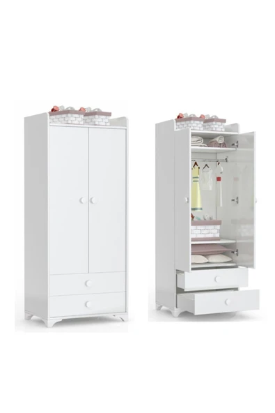 Afilli Sw 703 A Swing Bebek Odası Takımı Beyaz - 7