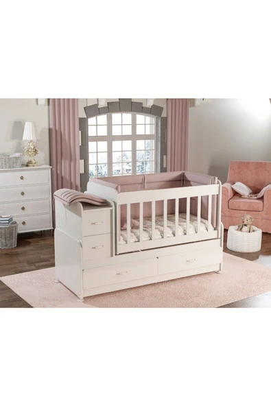 Afilli Sw 703 A Swing Bebek Odası Takımı Beyaz - 4
