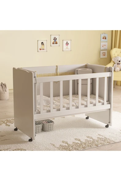 Afilli Saray Cekmecesiz Anne Yanı Frenli Tekerli Beşik