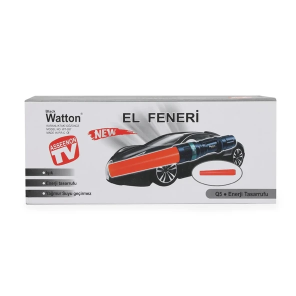 Q5 Led Güçlü Pilli El Feneri  Wt-267 - 5