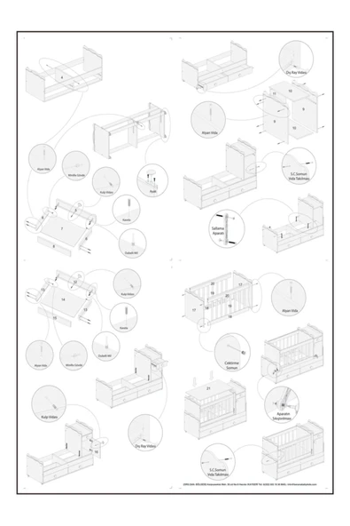 Afilli Büyüyen Besik Ozel Başlıklı Mavi 60x120 - 6