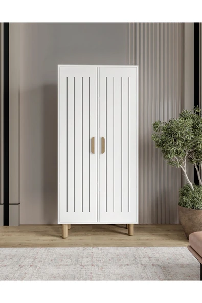 Afilli Aslan Kapaklı Portmanto Vestiyer Tamamı Mdf - 2