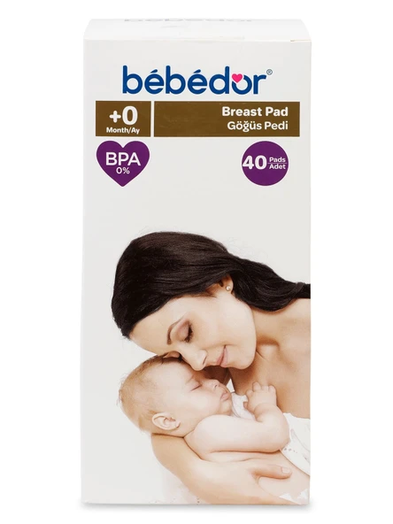 BEBEDOR GÖĞÜS PEDİ 40LI  KOD 660 ürün görseli 1