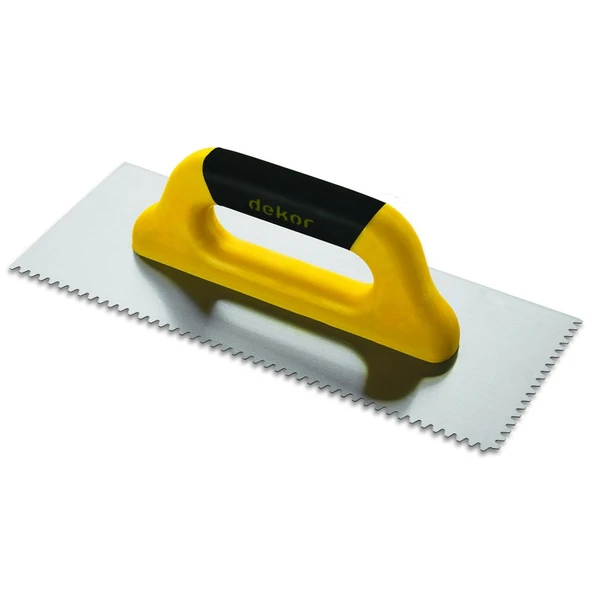 Dekor Seramik Malası Üçgen Dişli Kapalı Plastik Saplı 30cm ürün görseli