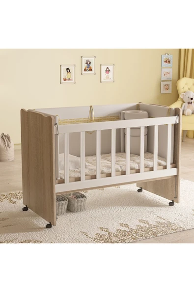 Afilli Ps 302 Saray Cekmecesiz Anne Yanı Frenli Tekerli Beşik