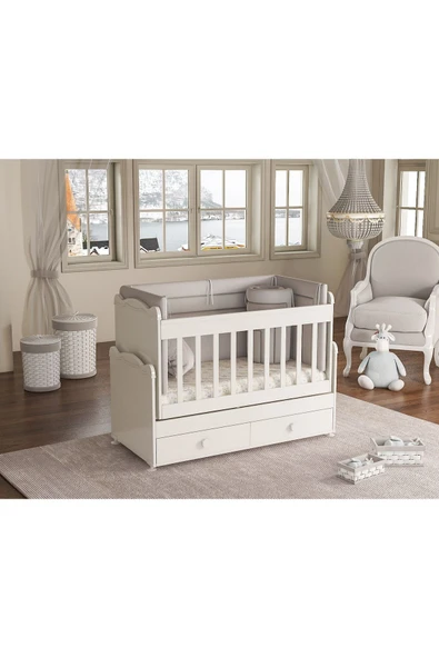 Afilli Anne Yanı Besik Sallanır 60x120 Beyaz - 1