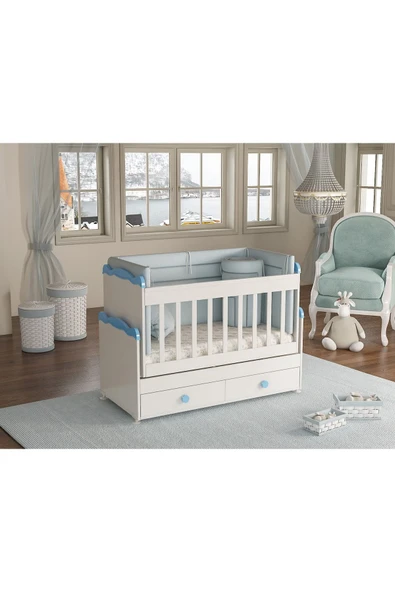 Afilli Anne Yanı Besik Sallanır 60x120 Mavi - 1