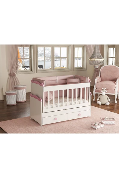 Afilli Anne Yanı Besik Sallanır 60x120 Pembe - 1