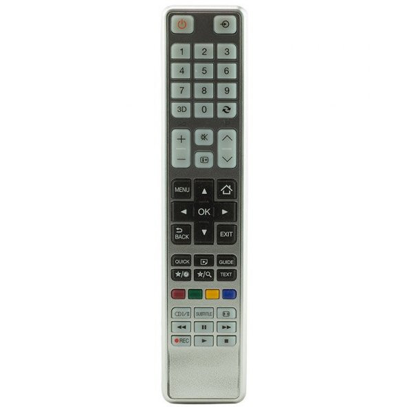 TOSHİBA CT-8035 Uyumlu Lcd Led Televizyon Kumandası Gri
