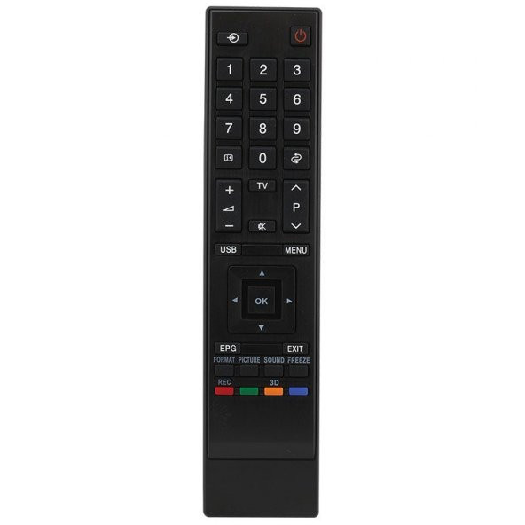 TOSHİBA Lcd Led Televizyon Kumandas Kare Göbekliı 3Dli