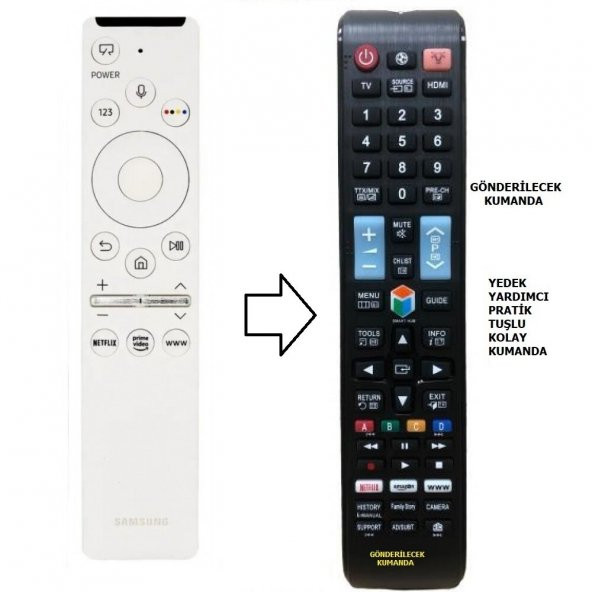 Samsung BN59-01330M 4K SUHD Smart TV  ( YEDEK KUMANDASI )