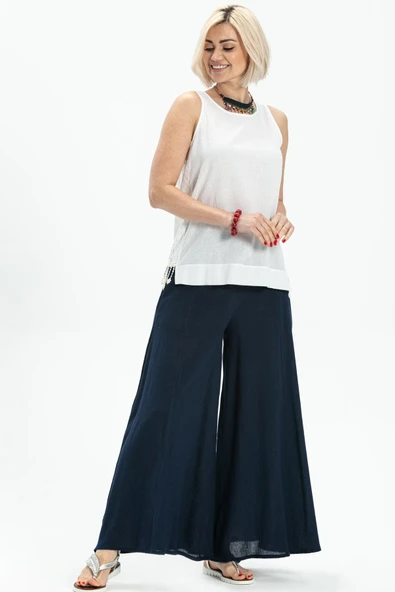 Kolsuz Poplin Zeyno Yazlık Bluz Beyaz Byz XL Beyaz ürün görseli