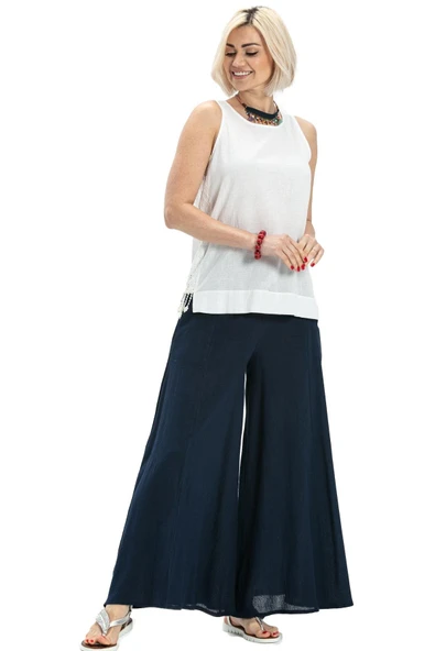 Kolsuz Poplin Zeyno Yazlık Bluz Beyaz Byz S Beyaz - Resim 7