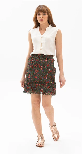 Kolsuz Şile Bezi Arzu Yazlık Bluz Krem Krm 2XL Krem ürün görseli