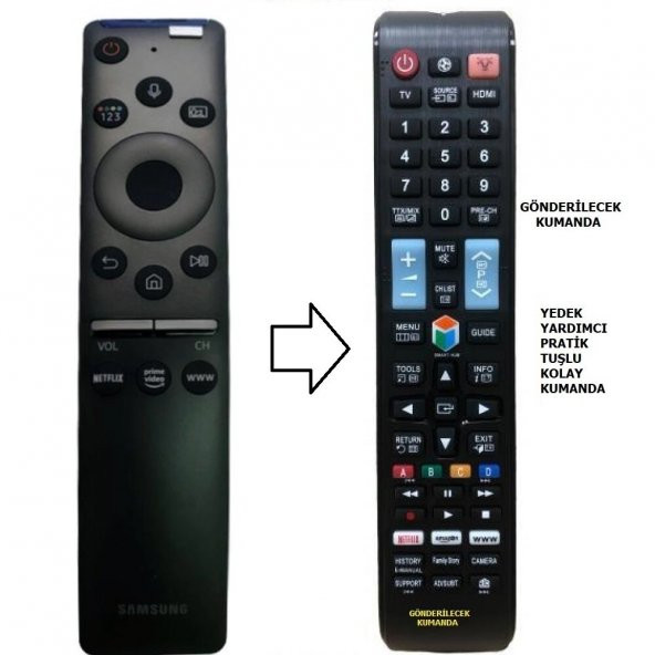 Samsung TU Serisi 4K Smart LED Tv ( Yedek Kumandası )