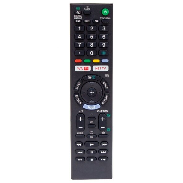 SONY RMT-TX202P Uyumlu 4K Smart Android LED Tv Kumandası