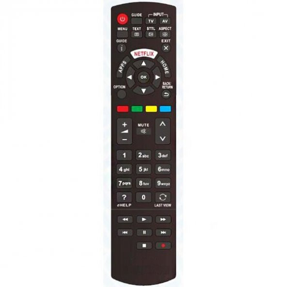 Panasonic CX6  CX650 CX68 TV Kumanda-Eşdeğer