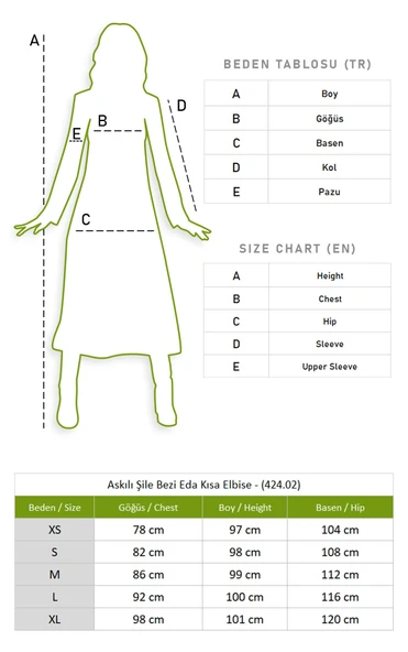 Askılı Şile Bezi Eda Kısa Yazlık Elbise Mor Mor XL Mor - Resim 5
