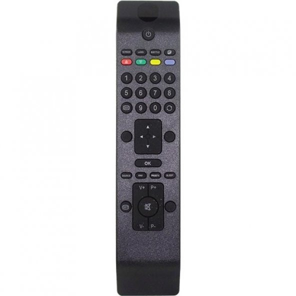 Telefunken Lcd Led Tv Uyumlu Kumanda Kıvrımlı Model