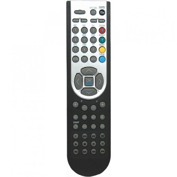 Telefunken Lcd Led Tv Uyumlu Kumanda Renkli Tuşlar