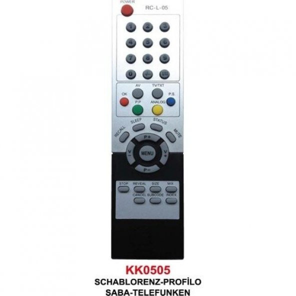 Schablorenz - Profılo-Saba - Telefunken Tv Kumanda