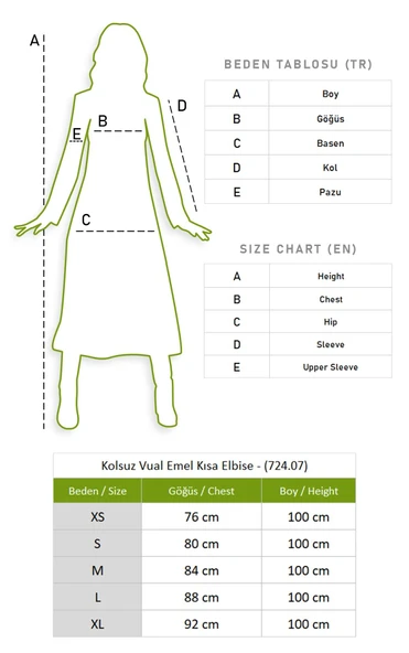 Kolsuz Vual Emel Kısa Yazlık Elbise Kırmızı Krmz L Kırmızı - Resim 6