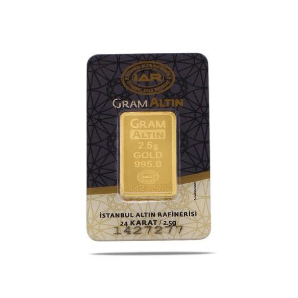 AgaKulche İAR 2,5 Gram Altın (995) 24 Ayar Külçe Altın