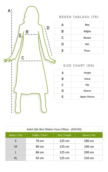 Askılı Şile Bezi Didem Uzun Yazlık Elbise Siyah Syh L Siyah - Resim 6