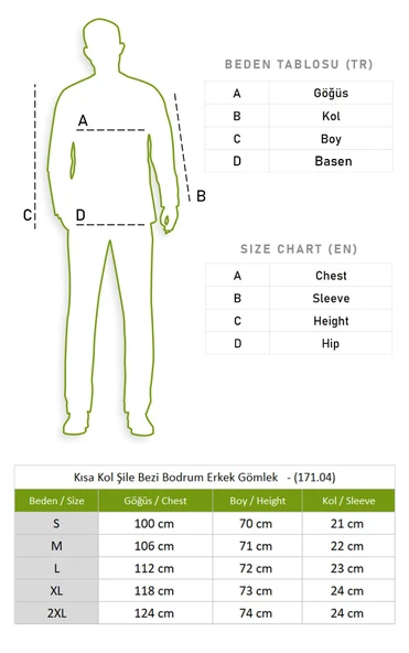 Kısa Kol Şantuklu Pamuk Bodrum Yazlık Erkek Gömlek Turkuaz 3054 - Resim 5