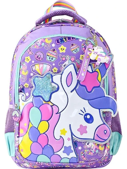 MUGGLE MU-5812 I AM ALWAYS HAPPY ILKOKUL CANTASI ürün görseli