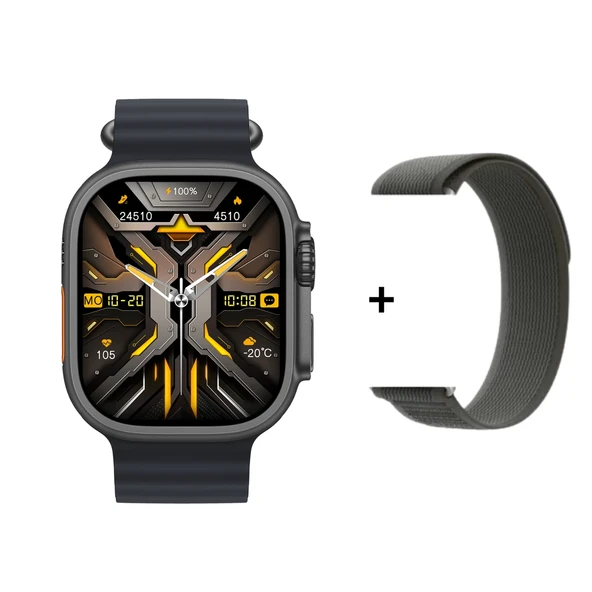 Watch Hk 10 Ultra 3 Amoled Ios Android Uyumlu Akıllı Saat - Resim 2