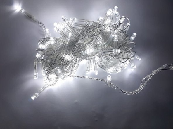 Tayfun 100lü Led Işık Beyaz Led -10 METRE - 3
