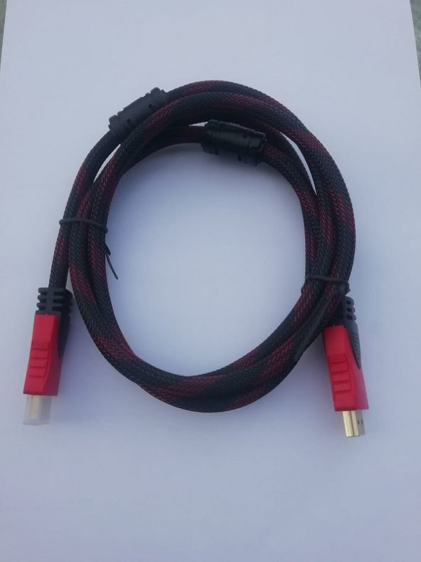 HDMI Kablo Örgülü Filtreli 1,5 mt.Gold 5 ad.