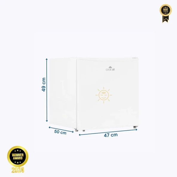 Çift Sistem Cool Life 45 Litre Beyaz Buzdolabı 12/24/220 Volt - Resim 3