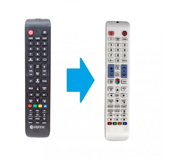 Dijitsu DJT50SF 4K Android Smart LED Televizyon Kumandası- BEYAZ